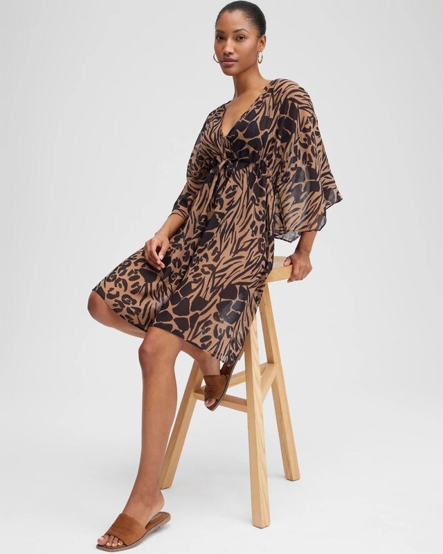 Gottex Animal Print Coverup - image 2
